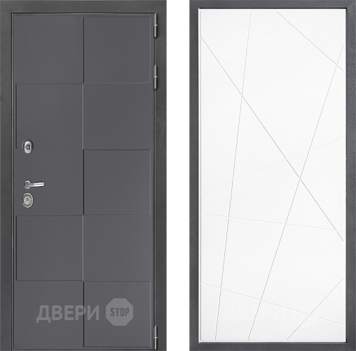 Дверь Дверной континент ДК-3/606 ФЛ-655 Белый софт в Дзержинском