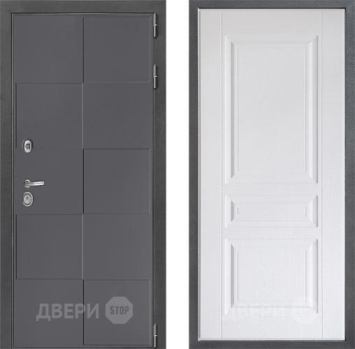 Дверь Дверной континент ДК-3/606 ФЛ-243 Альберо Браш серебро в Дзержинском
