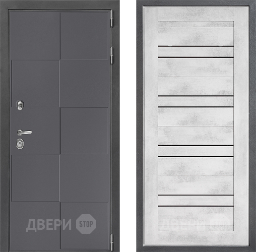Дверь Дверной континент ДК-3/606 ФЛ-49 Бетон снежный в Дзержинском