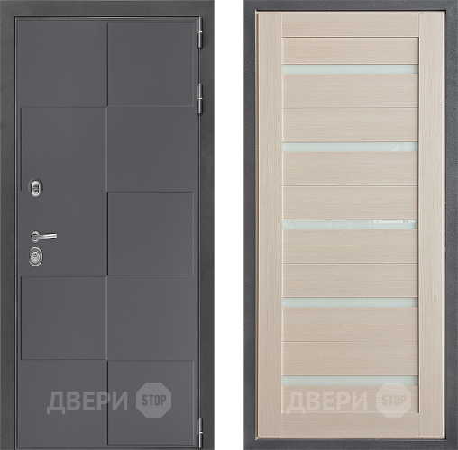 Входная металлическая Дверь Дверной континент ДК-3/606 ФЛ-47 Капучино в Дзержинском
