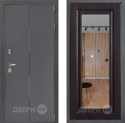 Дверь Дверной континент ДК-3/606 ФЛЗ Зеркало Венге в Дзержинском