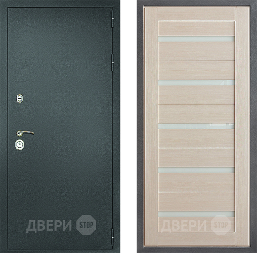 Дверь Дверной континент Рубикон Серебро Дизайн ФЛ-47 Лиственница белая в Дзержинском
