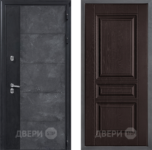 Дверь Дверной континент ДК-15 Бетон ТЕРМО ФЛ-243 Дуб шоколадный в Дзержинском
