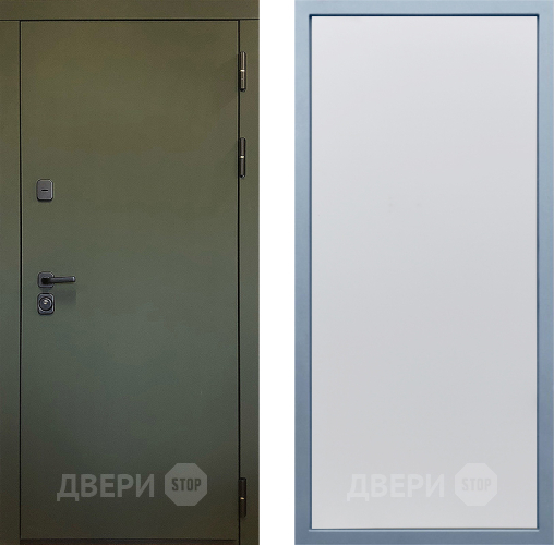 Входная металлическая Дверь Дива МД-61 Н-1 Белый в Дзержинском