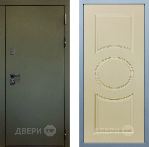 Входная металлическая Дверь Дива МД-61 Д-8 Шампань в Дзержинском