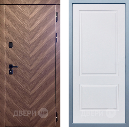 Входная металлическая Дверь Дива МД-98 Д-7 Белый в Дзержинском