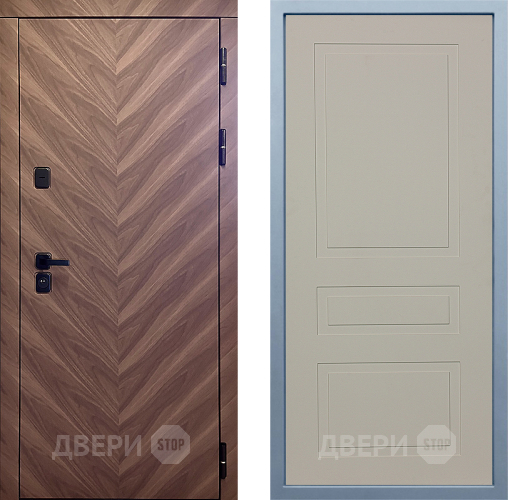 Входная металлическая Дверь Дива МД-98 Н-7 Шампань в Дзержинском