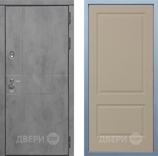 Входная металлическая Дверь Дива МД-48 Д-7 Шампань в Дзержинском