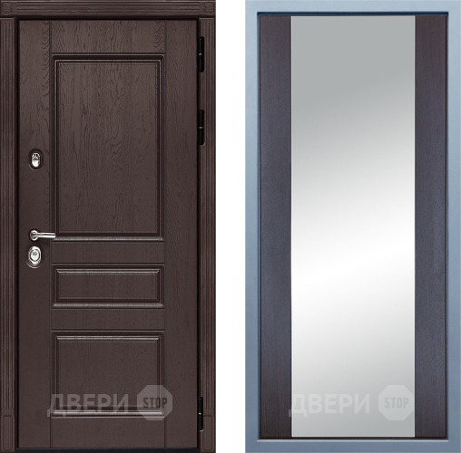 Дверь Дива МД-90 Д-15 Зеркало Венге в Дзержинском