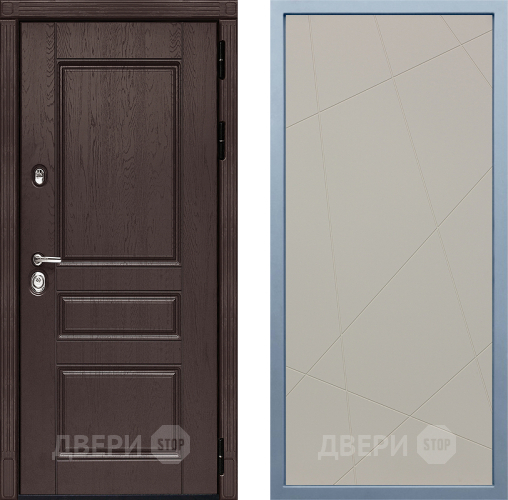 Входная металлическая Дверь Дива МД-90 Д-11 Шампань в Дзержинском