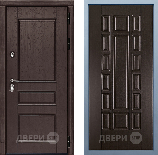 Входная металлическая Дверь Дива МД-90 М-2 Венге в Дзержинском