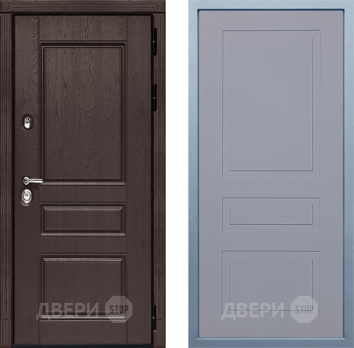 Входная металлическая Дверь Дива МД-90 Н-13 Силк Маус в Дзержинском