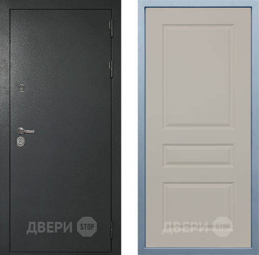 Входная металлическая Дверь Дива МД-40 Титан Д-13 Шампань в Дзержинском