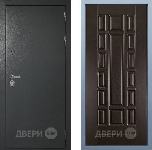 Входная металлическая Дверь Дива МД-40 Титан М-2 Венге в Дзержинском