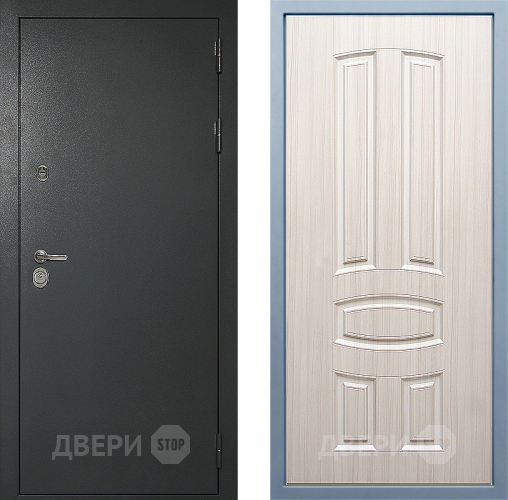 Входная металлическая Дверь Дива МД-40 Титан М-3 Сандал белый в Дзержинском