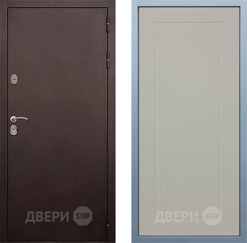 Входная металлическая Дверь Дива МД-40 Медь Н-10 Шампань в Дзержинском
