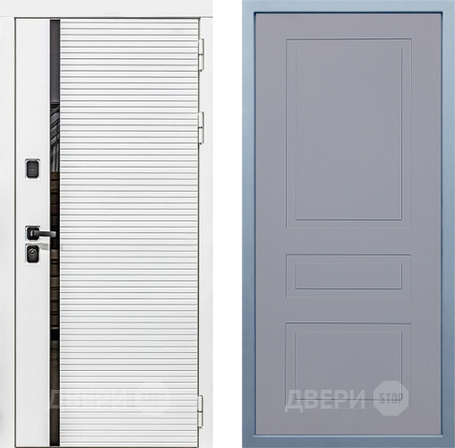 Дверь Дива МХ-45 Белая STR Н-13 Силк Маус в Дзержинском