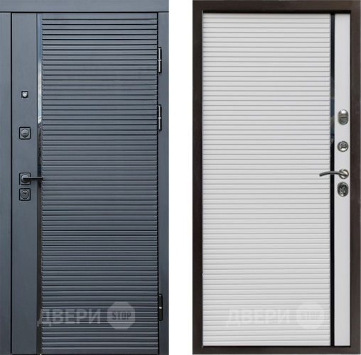 Входная металлическая Дверь Престиж Черная Линия Porte Белый в Дзержинском