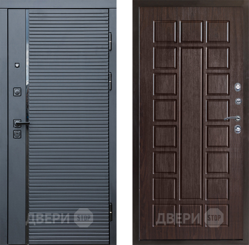 Входная металлическая Дверь Престиж Черная Линия Престиж Венге в Дзержинском