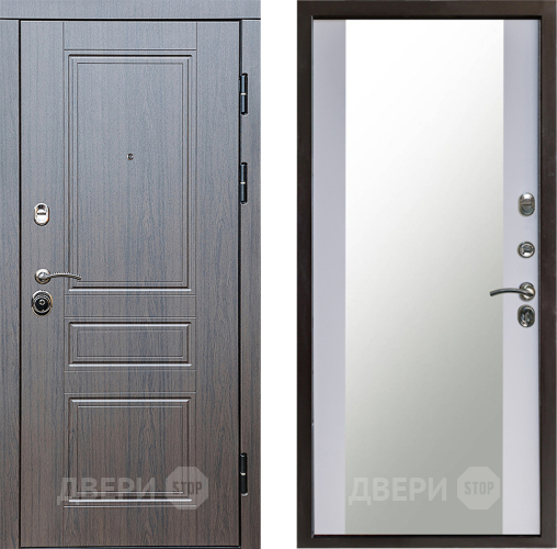 Дверь Престиж Классика Венге Зеркало Белый софт в Дзержинском