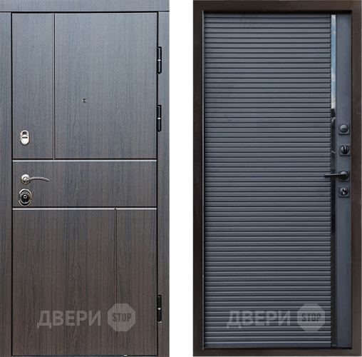 Входная металлическая Дверь Престиж Горизонт Венге Porte Черный кварц в Дзержинском