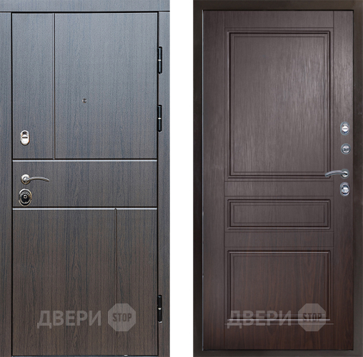 Входная металлическая Дверь Престиж Горизонт Венге Классика Венге в Дзержинском