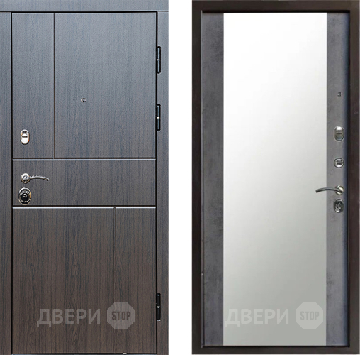 Дверь Престиж Горизонт Венге Зеркало Бетон темный в Дзержинском