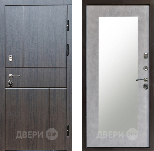 Дверь Престиж Горизонт Венге Зеркло Пастораль Бетон светлый в Дзержинском