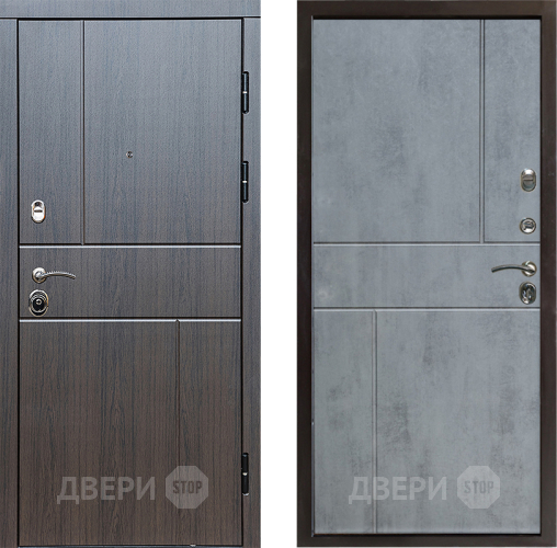 Входная металлическая Дверь Престиж Горизонт Венге Горизонт Бетон темный в Дзержинском