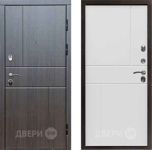 Входная металлическая Дверь Престиж Горизонт Венге Горизонт Бетон белый в Дзержинском