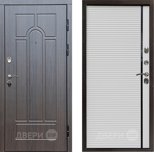 Входная металлическая Дверь Престиж Арка Porte Белый в Дзержинском