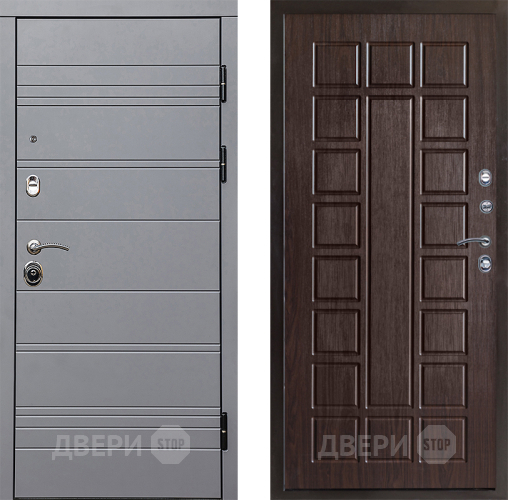 Входная металлическая Дверь Престиж Линия Грэй Престиж Венге в Дзержинском