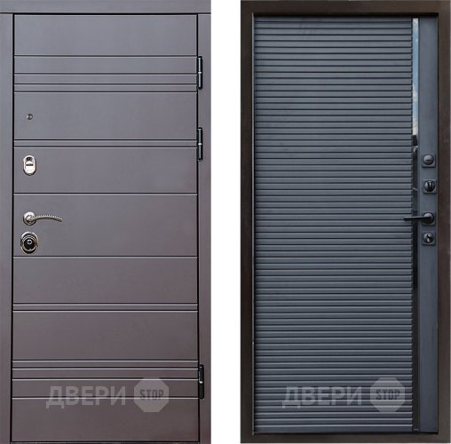Дверь Престиж Линия Браун Porte Черный кварц в Дзержинском
