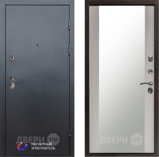 Дверь Престиж Графит Зеркало Лиственница белая в Дзержинском