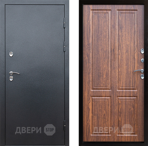 Дверь Престиж TERMO с терморазрывом Снегирь Серебро Премиум Орех светлый в Дзержинском