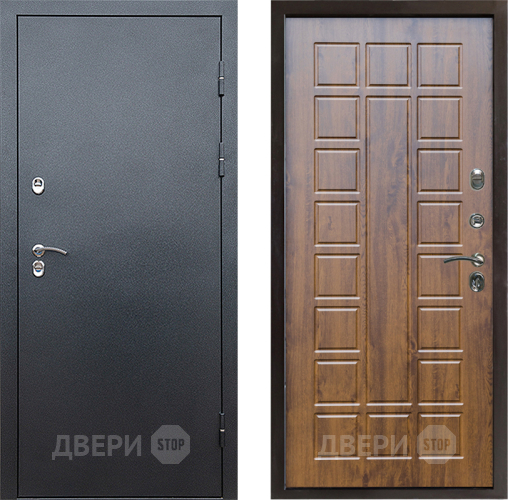 Входная металлическая Дверь Престиж TERMO с терморазрывом Снегирь Серебро Престиж Дуб в Дзержинском