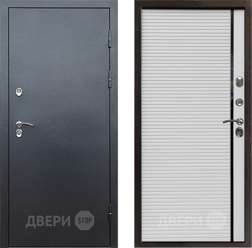 Дверь Престиж TERMO с терморазрывом Снегирь Серебро Porte Белый в Дзержинском