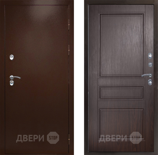 Дверь Престиж TERMO с терморазрывом Снегирь Медь Классика Венге в Дзержинском