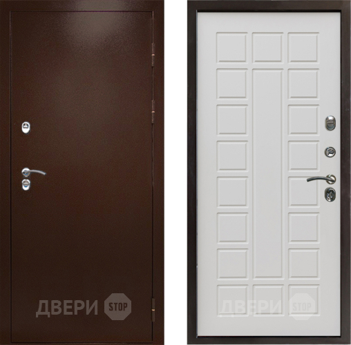 Входная металлическая Дверь Престиж TERMO с терморазрывом Снегирь Медь Престиж Бежевый мат в Дзержинском