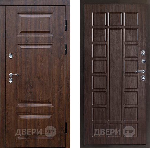 Входная металлическая Дверь Престиж TERMO с терморазрывом Премиум Орех Престиж Венге в Дзержинском