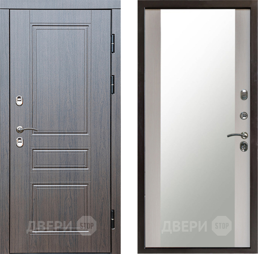 Дверь Престиж TERMO с терморазрывом Классика Зеркало Лиственница белая в Дзержинском