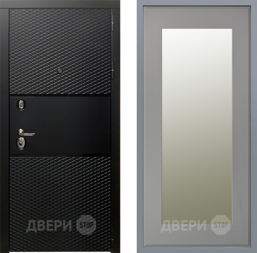 Дверь Заводские двери Тефлон Зеркало Модерн Грей софт в Дзержинском