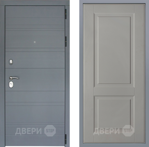 Дверь Заводские двери Лира Софт графит Доррен Грей софт в Дзержинском