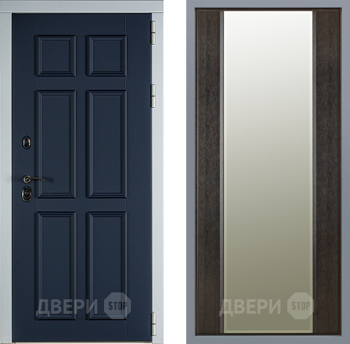 Дверь Заводские двери Стокгольм Зеркало Макси Венге в Дзержинском