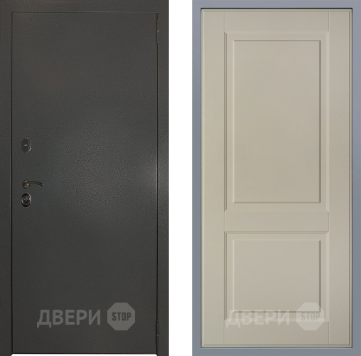 Дверь Заводские двери Эталон 3к антик серебро Доррен Шампань в Дзержинском