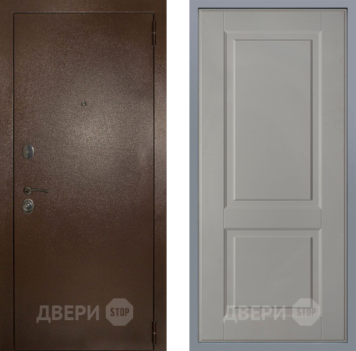 Дверь Заводские двери Эталон 3к антик медь Доррен Грей софт в Дзержинском
