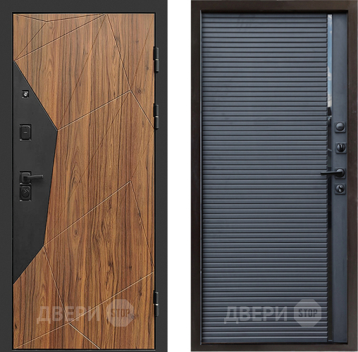 Входная металлическая Дверь Престиж Avangard Porte Черный кварц в Дзержинском