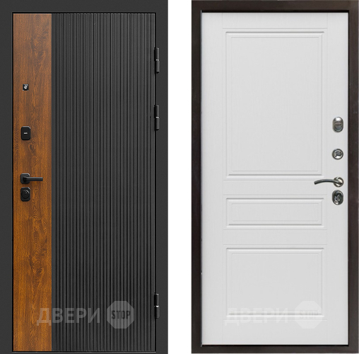Входная металлическая Дверь Престиж Prestizh Классика Лиственница белая в Дзержинском