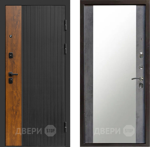 Дверь Престиж Prestizh Зеркало Бетон темный в Дзержинском