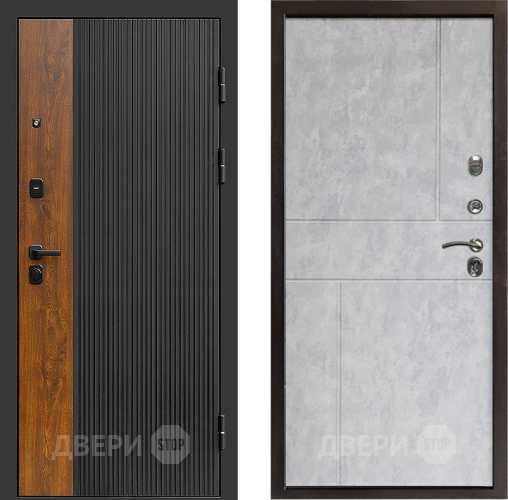 Входная металлическая Дверь Престиж Prestizh Горизонт Бетон светлый в Дзержинском